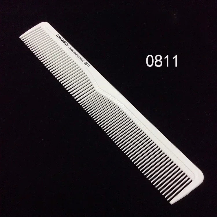 SWANS White Carbon Fiber Barber Comb – Professional Salon Tool Barber Hair Comb SWANS 0811