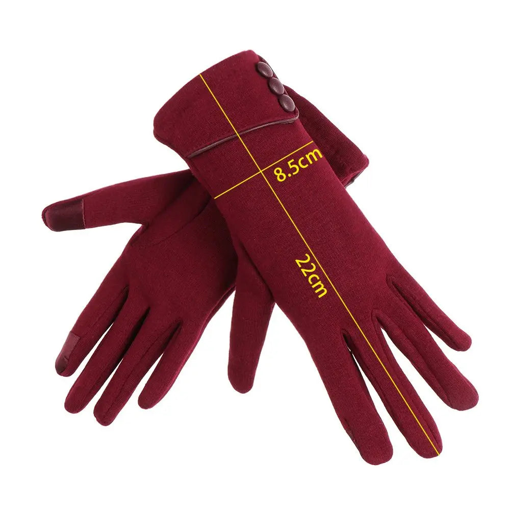 Women's Windproof Touch Screen Winter Gloves – Velvet Warm Winter Touch Gloves SWANS