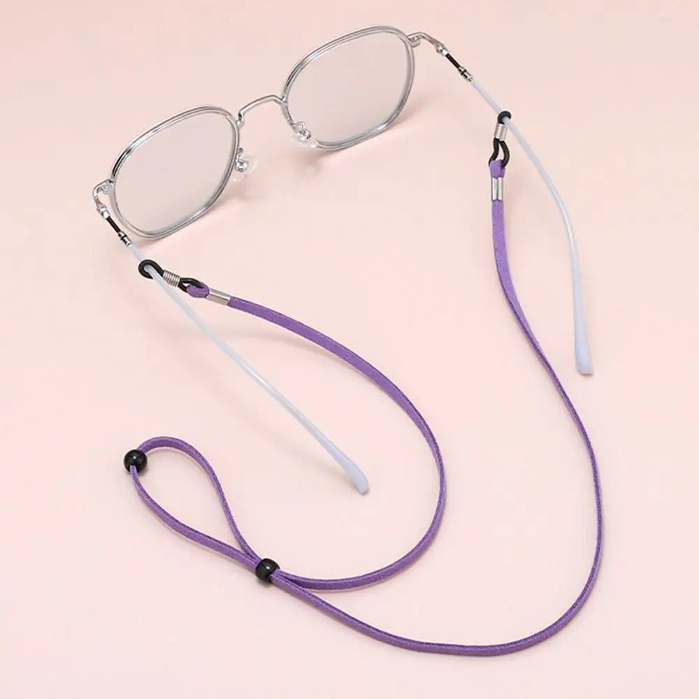 Suede Eyeglasses Retainer Strap – Elastic Holder Cord 71cm Eyewear Retainer Strap SWANS