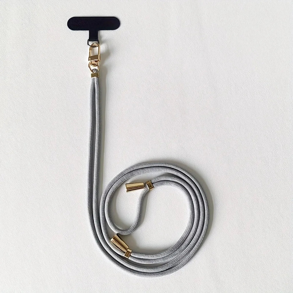 Adjustable Crossbody Phone Strap Gold Buckle – Hands-Free Crossbody Phone Strap SWANS