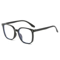 Square Frame Blue Light Blocking Glasses – Unisex Classic Blue Light Glasses SWANS Black