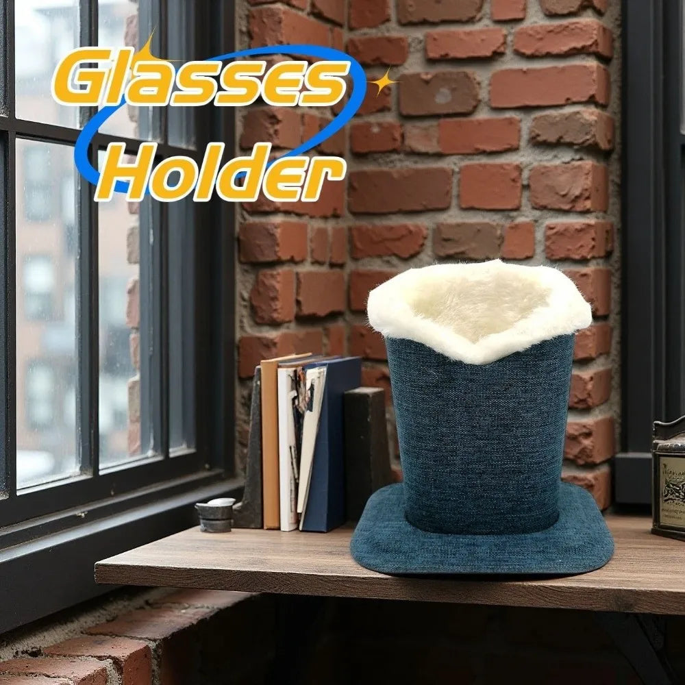 Linen Eyeglass Holder – Anti-Scratch Soft Lined Glasses Case Eyeglass Holder Case SWANS