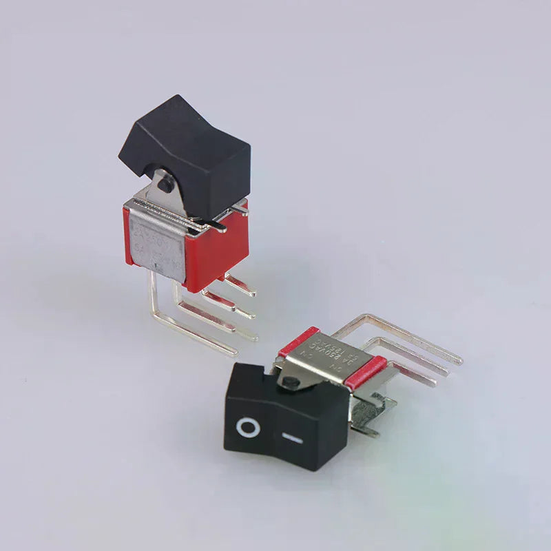 RLS-202-A4 Ship Type Rocker Arm Side Switch – Metal Button Rocker Arm Switch SWANS