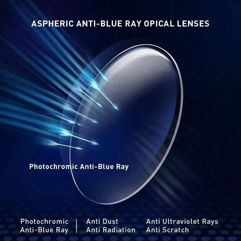 TOYEARN Blue Light Blocking Prescription Lenses 1.56–1.67 Prescription Eyeglass Lenses SWANS