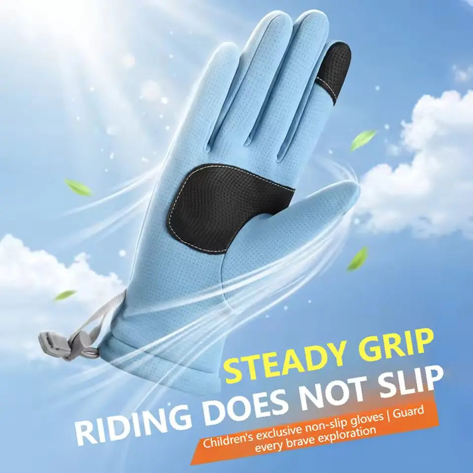 Kids Winter Fleece Gloves – Touchscreen Windproof | GAFASTWO Kids Winter Gloves SWANS