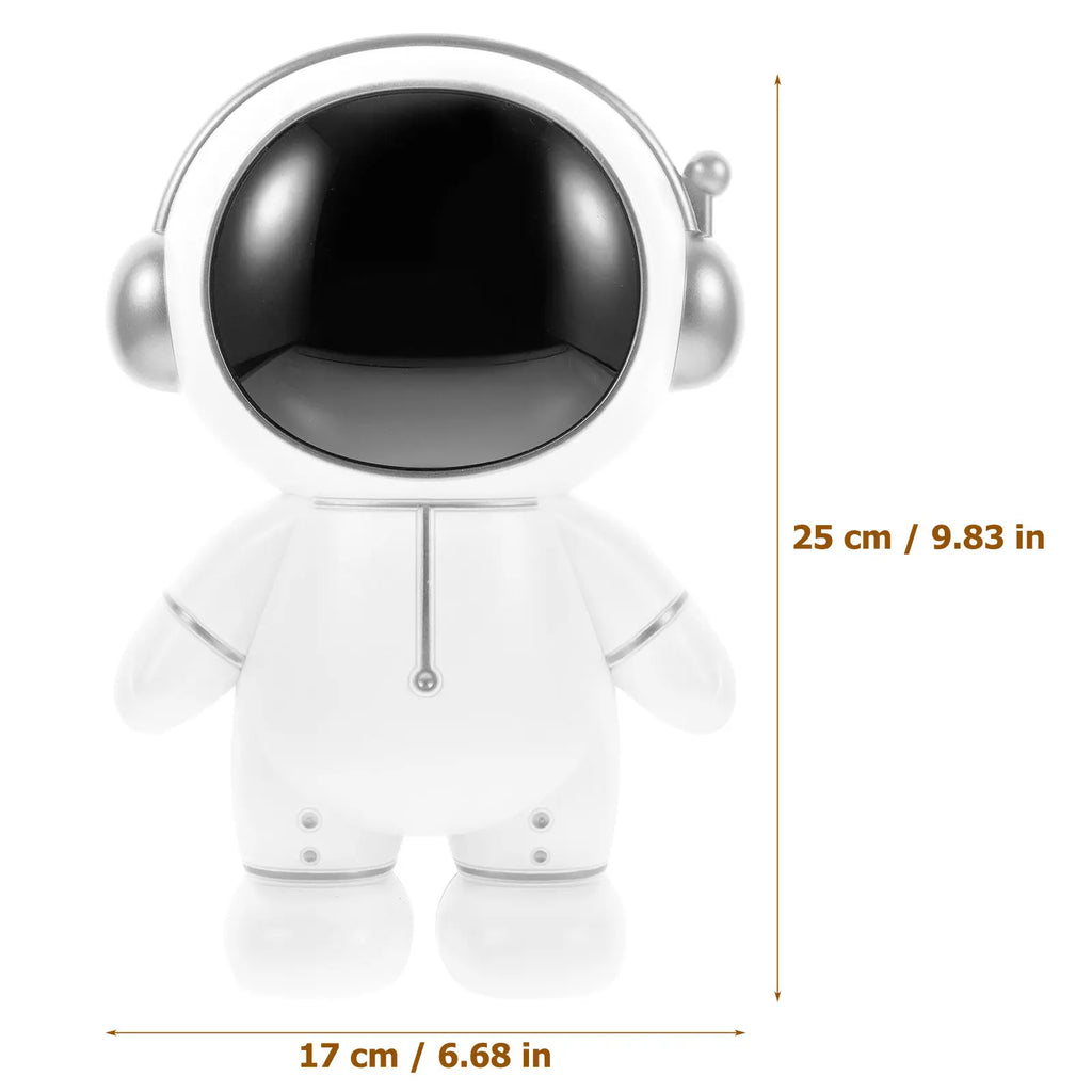 Astronaut Piggy Bank – Large Vinyl Spaceman Coin Bank & Decor Decorative Piggy Bank SWANS