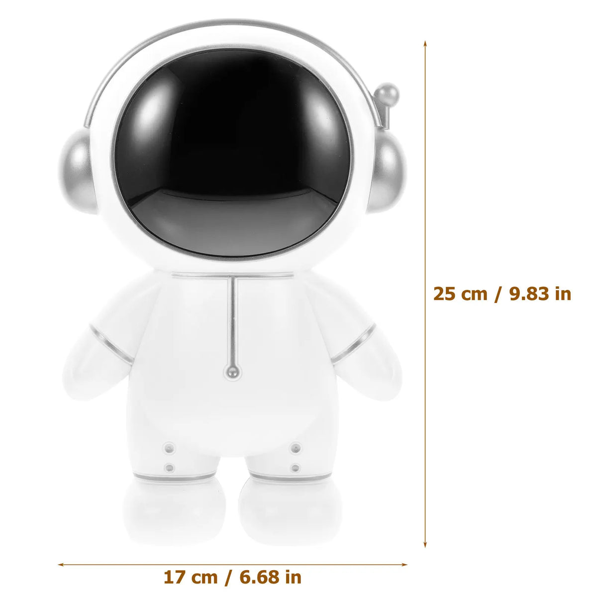 Astronaut Piggy Bank – Large Vinyl Spaceman Coin Bank & Decor Decorative Piggy Bank SWANS