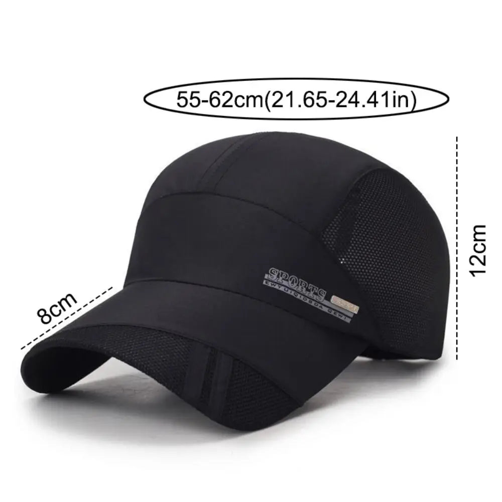 SWANS Breathable Perforated Baseball Cap – Unisex Sun Hat Baseball Cap SWANS