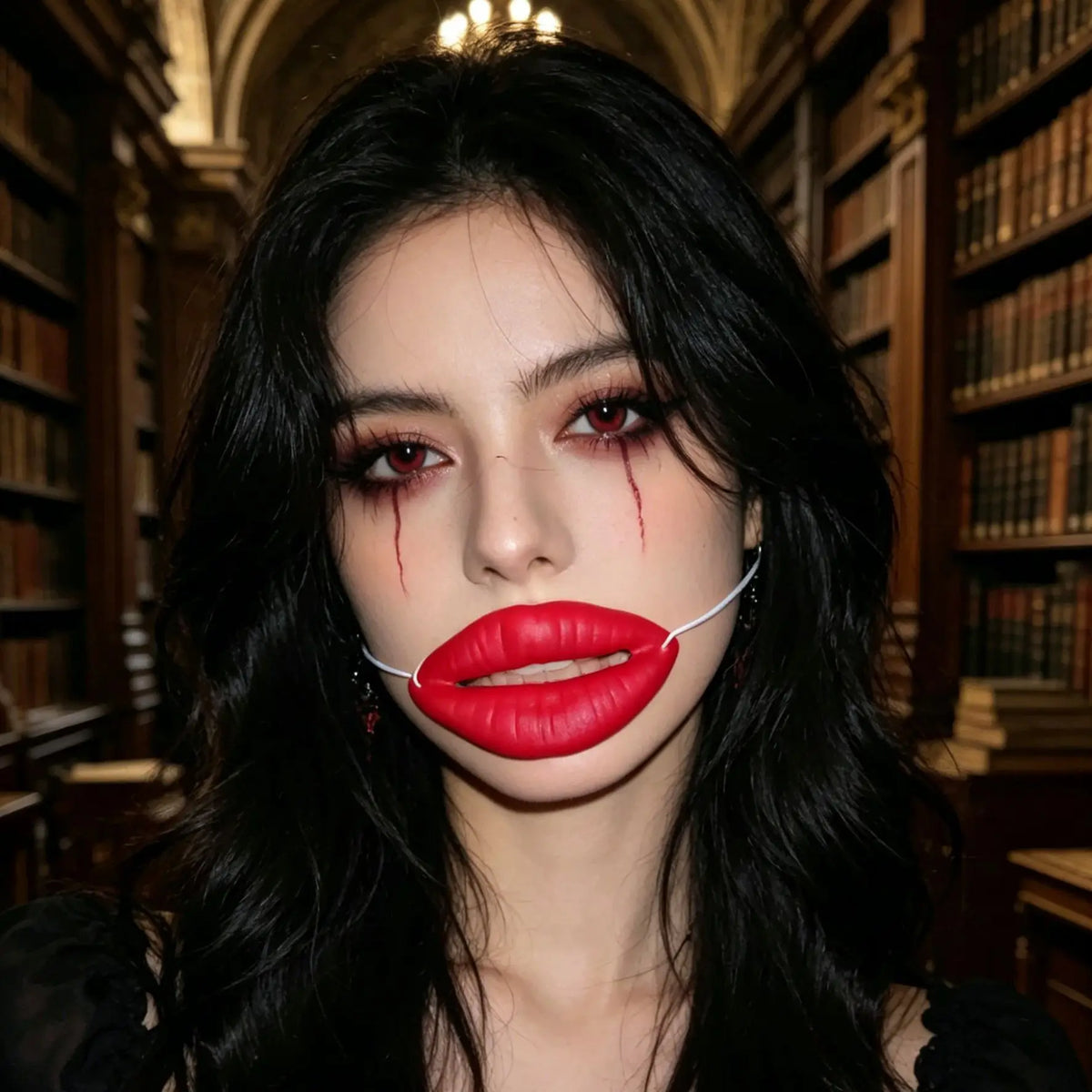 Oversized Fake Lips Prop – Halloween Cosplay Party Accessory Costume Prop SWANS