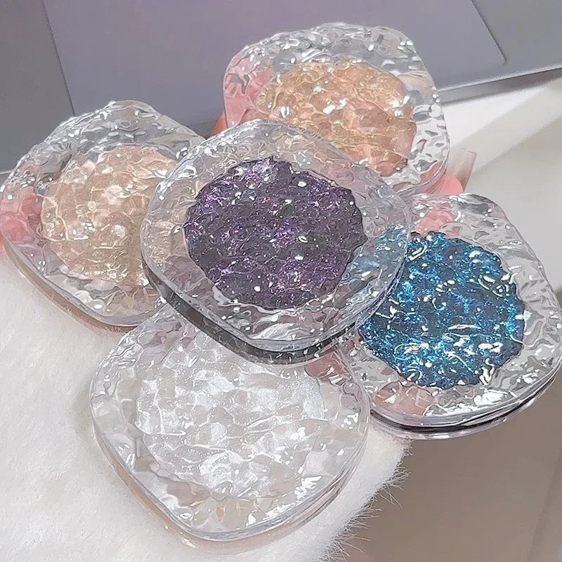Purple Blue Shimmer Eyeshadow Palette – Glitter Pearl Finish Eyeshadow Palette SWANS