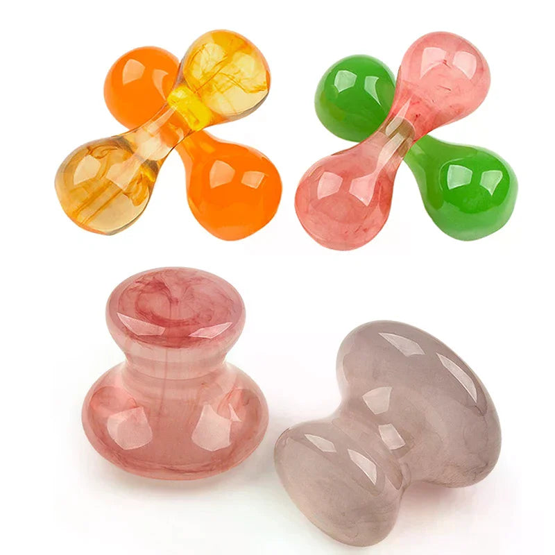 Natural Resin Mushroom Massager – Facial Roller & Body Tool Facial Massage Tool SWANS