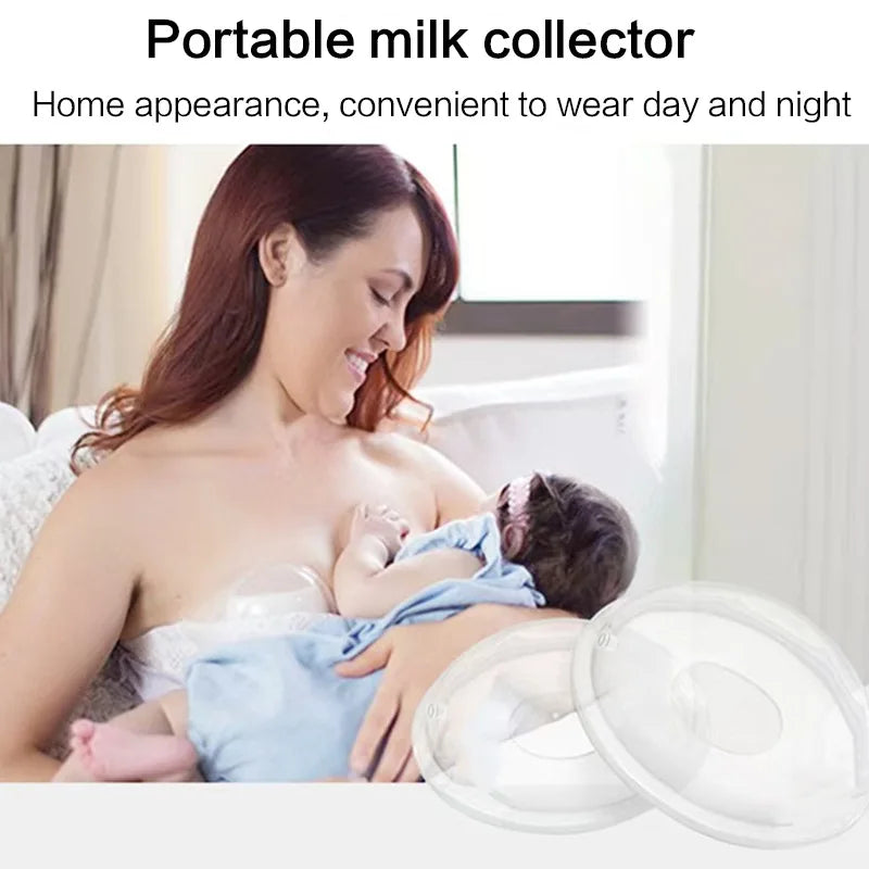 Silicone Breast Milk Collector Set – Leak-Proof Milk Saver 2PCS Breast Milk Collector SWANS