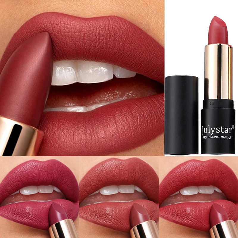 Velvet Matte Lipstick – Waterproof, High Pigment & Hydrating Velvet Matte Lipstick SWANS
