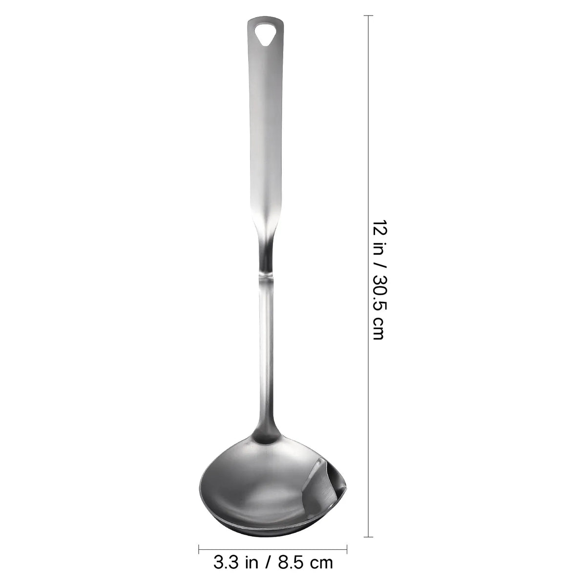Stainless Steel Oil Skimmer Soup Ladle & Fat Separator Spoon Oil Skimmer Ladle SWANS