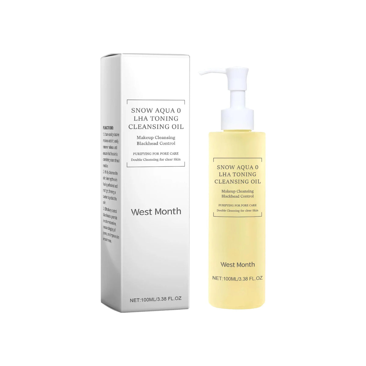 WEST MONTH Citrus Facial Cleansing Oil – Makeup Remover 100ml Facial Cleansing Oil SWANS 100ml boxed