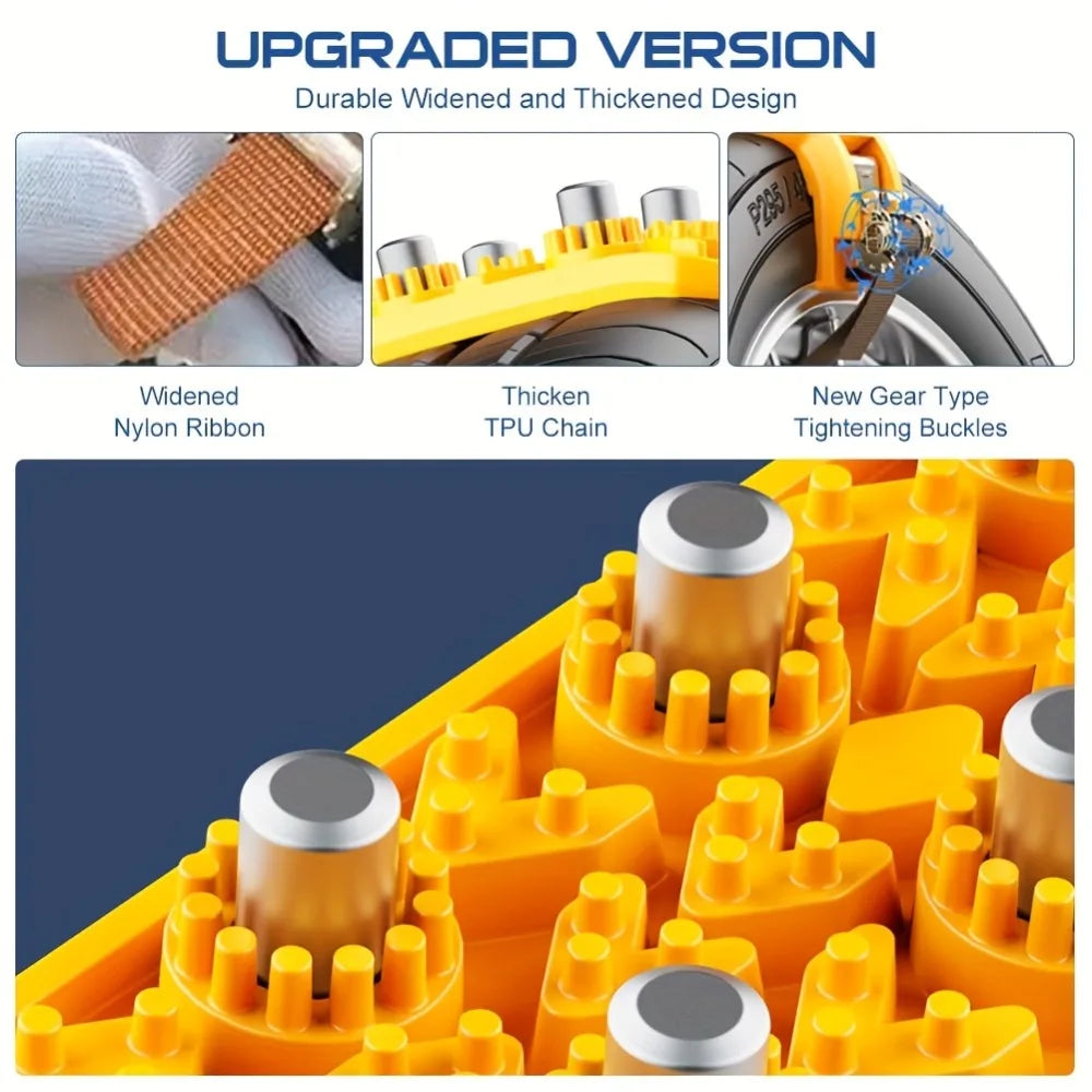 Universal Snow Tire Chains – Non-Slip Traction for SUV & Truck Snow Tire Chains SWANS