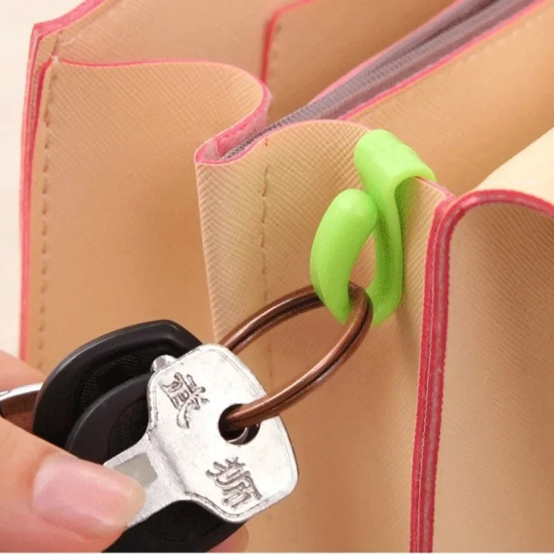 SWANS 2-Pack Mini Bag Clip & Anti-Lost Key Hook Organizer Bag Clip Organizer SWANS