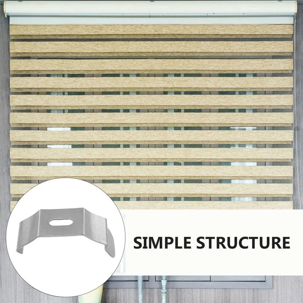 20-Pack Iron Vertical Blind Mounting Brackets & Clips Blind Mounting Brackets SWANS