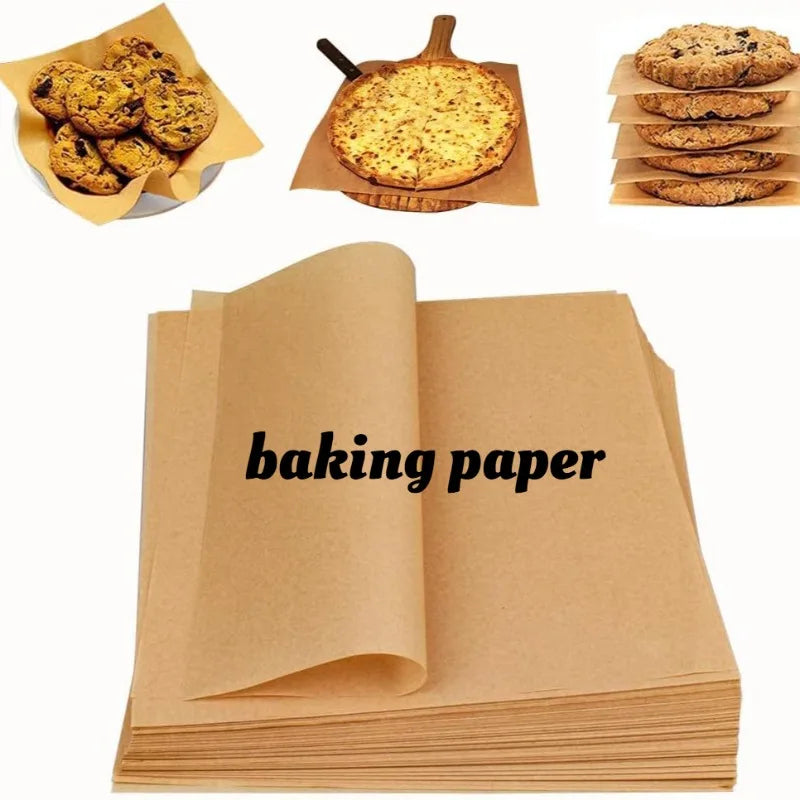 SWANS Pre-Cut Parchment Paper 50/100 Sheets | Non-Stick Baking Parchment Baking Paper SWANS