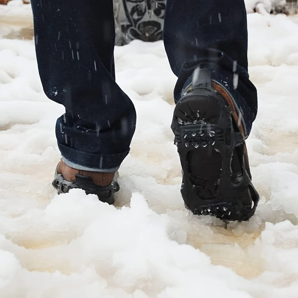 Ice Cleats for Shoes & Boots | Anti-Slip Steel Spike Snow Grips Ice Traction Cleats SWANS