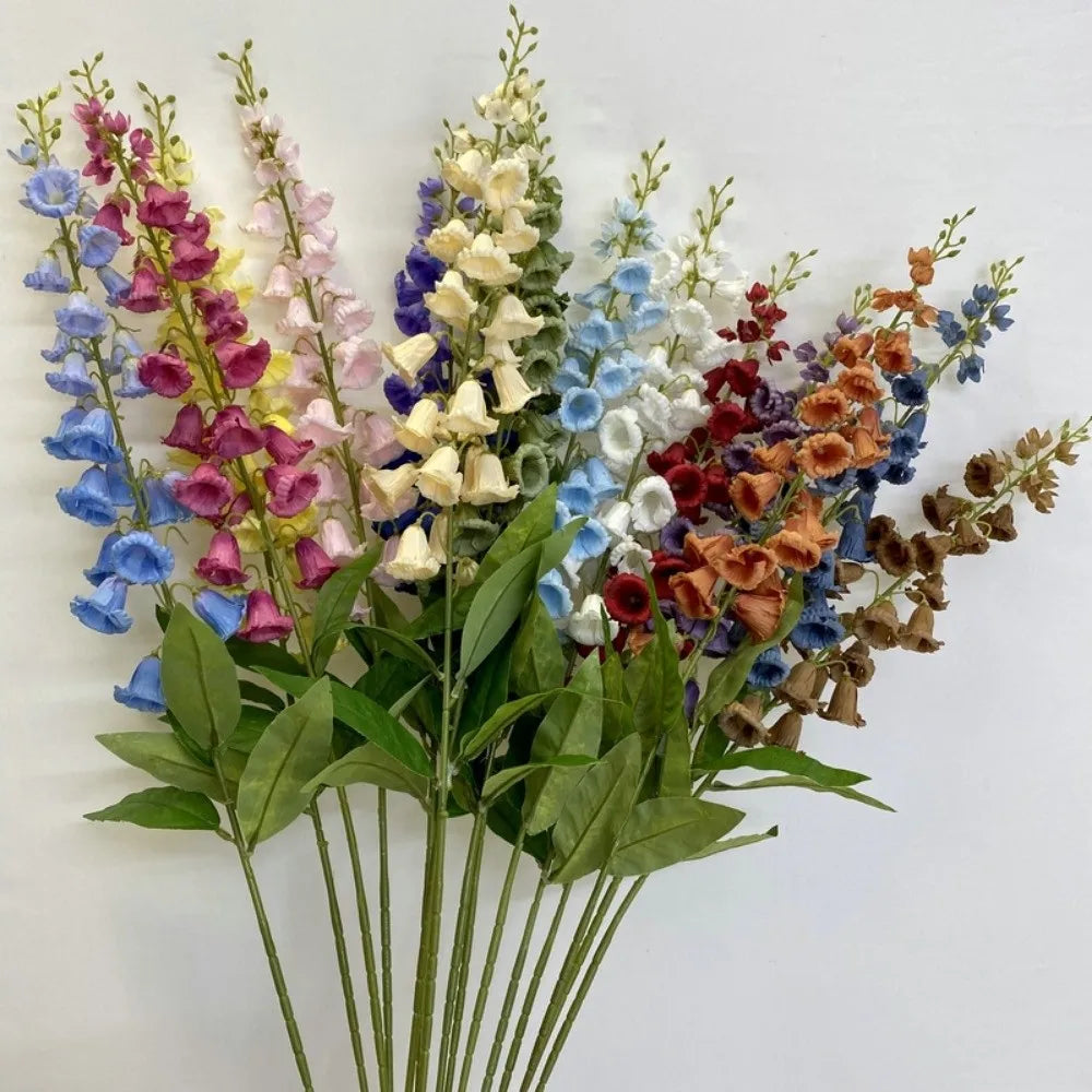 Long Stem Artificial Lily of the Valley Silk Flower 96cm Artificial Silk Flowers SWANS