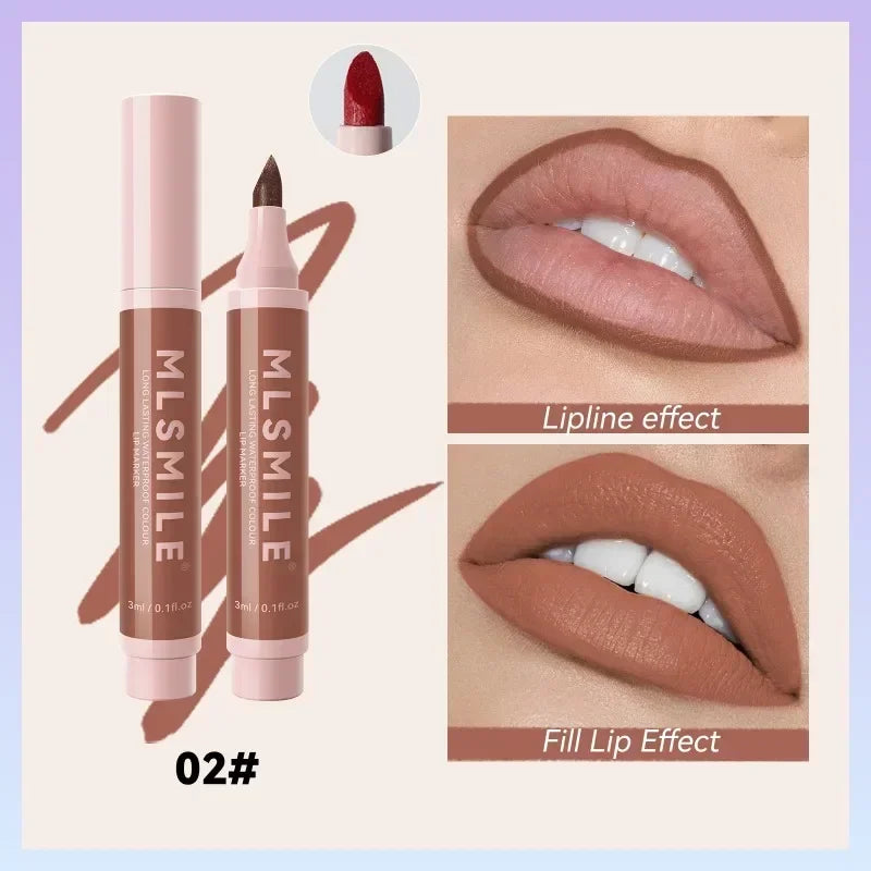 Waterproof Matte Lip Liner Marker Pen Lipstick Set – 4pcs Lip Liner Set SWANS 02