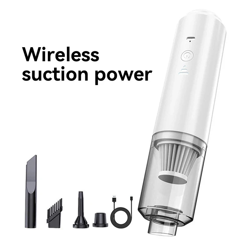 XMSJ Cordless Handheld Vacuum – 10000mAh HEPA, 200 Min Runtime Handheld Vacuum Cleaner SWANS white