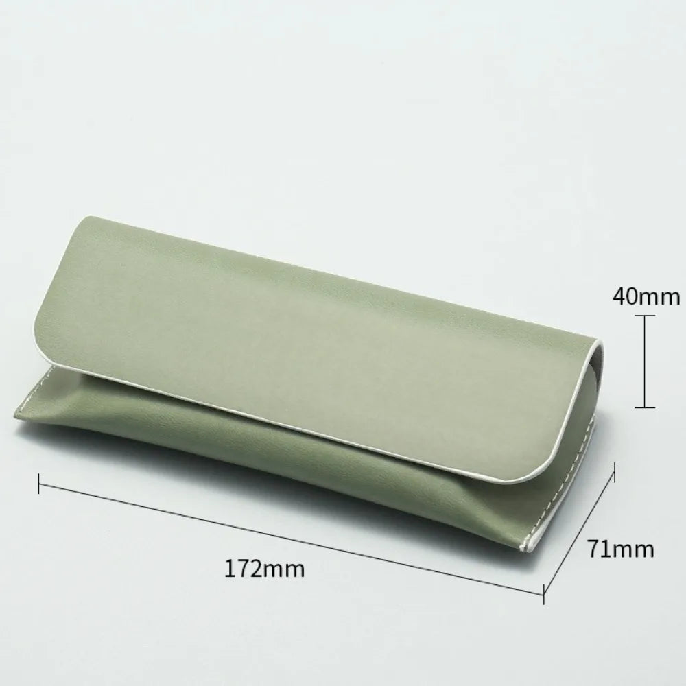PU Leather Hard Shell Glasses Case – Unisex Protective Box Eyeglasses Case SWANS