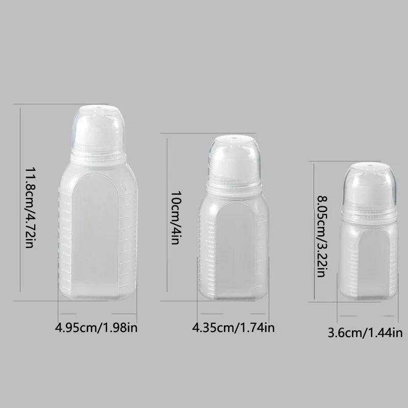 Mini Squeeze Bottles 30/60/100ml – Sauce & Condiment Container Condiment Squeeze Bottle SWANS