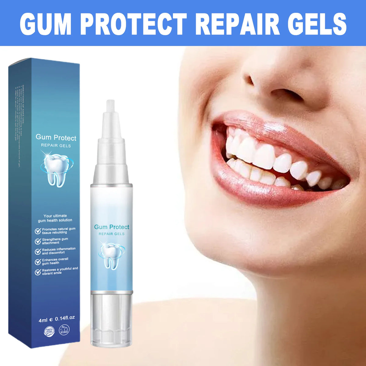 SWANS Tooth Repairing Gel – Gum Care & Teeth Whitening Pen Oral Care Gel SWANS