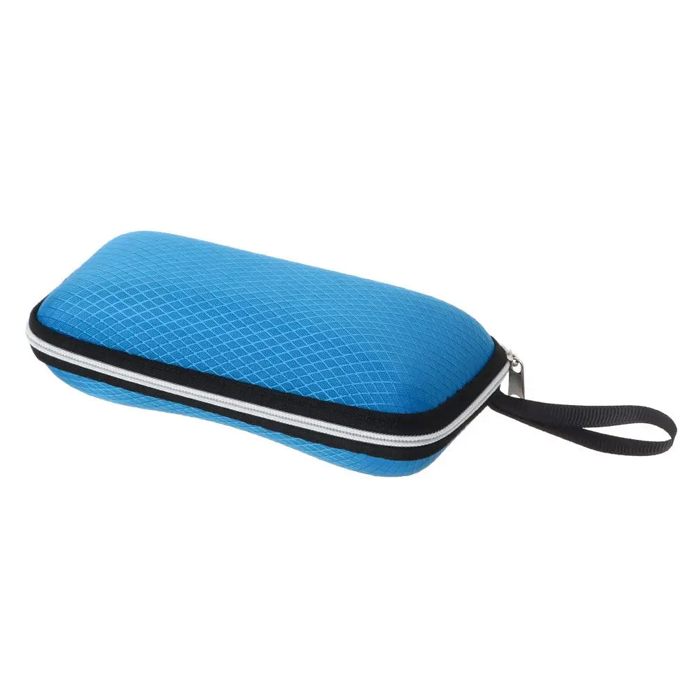 Vintage Portable Eyeglasses Case – Travel & Office Glasses Box Eyeglasses Case SWANS blue