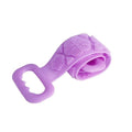 SWANS Double-Sided Silicone Back Scrubber – 60cm Bath Brush Silicone Bath Brush SWANS Purple