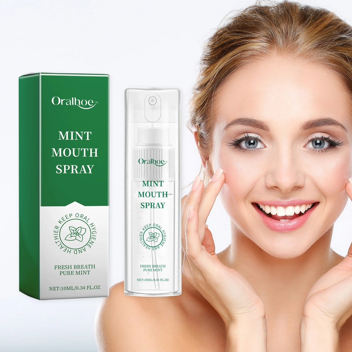 South Moon Mint Breath Spray – Fresh Mouth Mist 40g Breath Freshener Spray SWANS