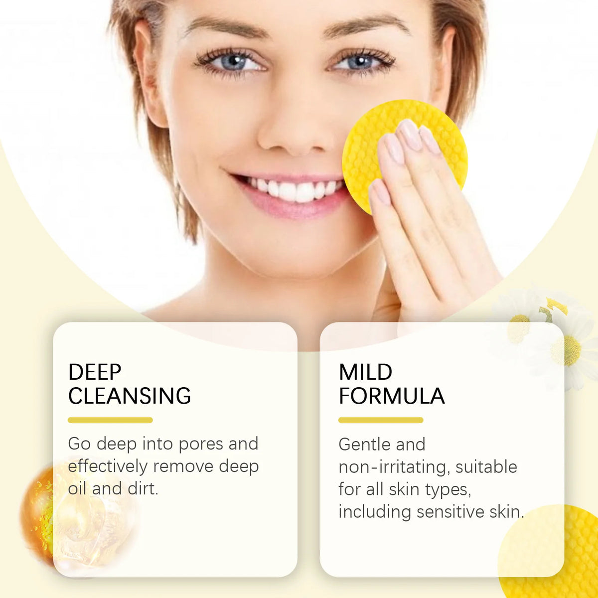Turmeric Kojic Acid Exfoliating Cleansing Pads 60pcs Exfoliating Cleansing Pads SWANS