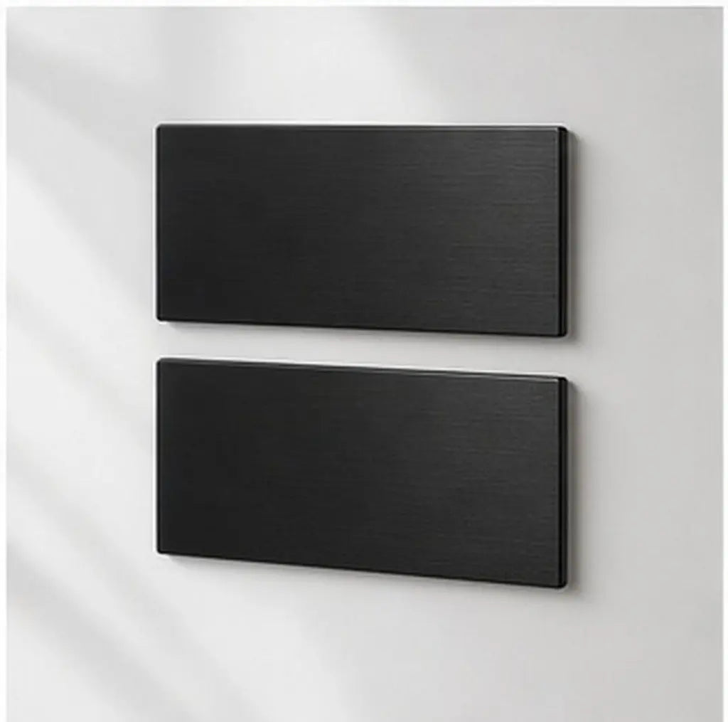 2-Pack Self-Adhesive Stainless Steel Door Name Plates 11x4.72" Door Name Plate SWANS Default Title