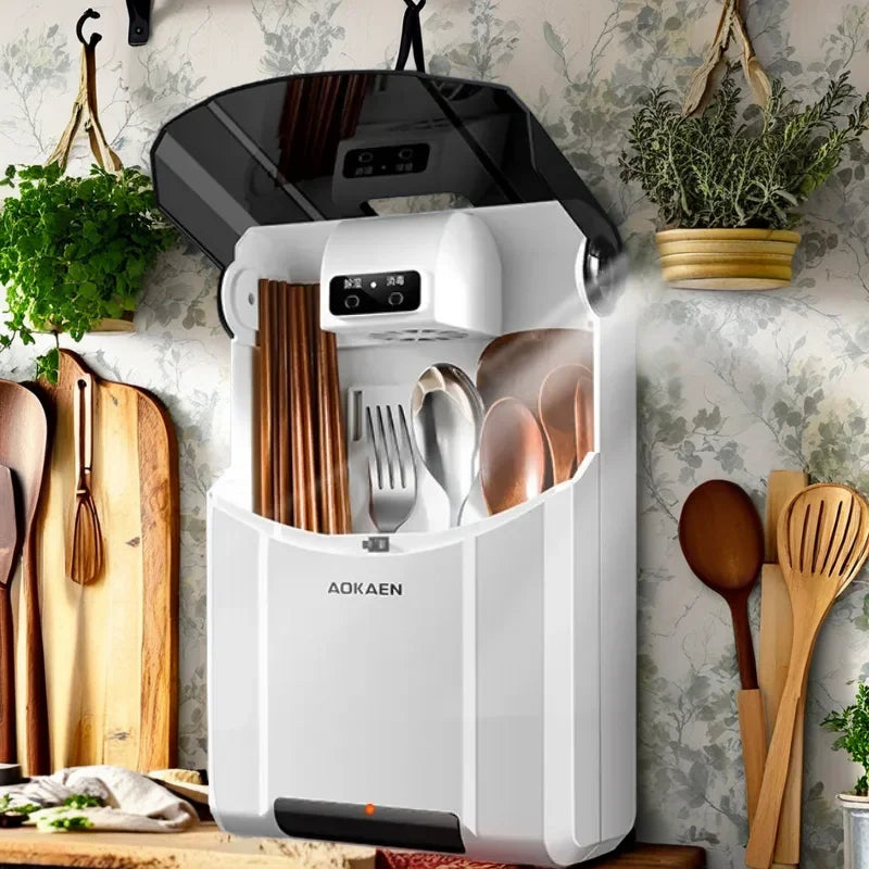 Wall-Mounted Dish Drainer & Utensil Holder | Kitchen Organizer Dish Drainer Organizer SWANS