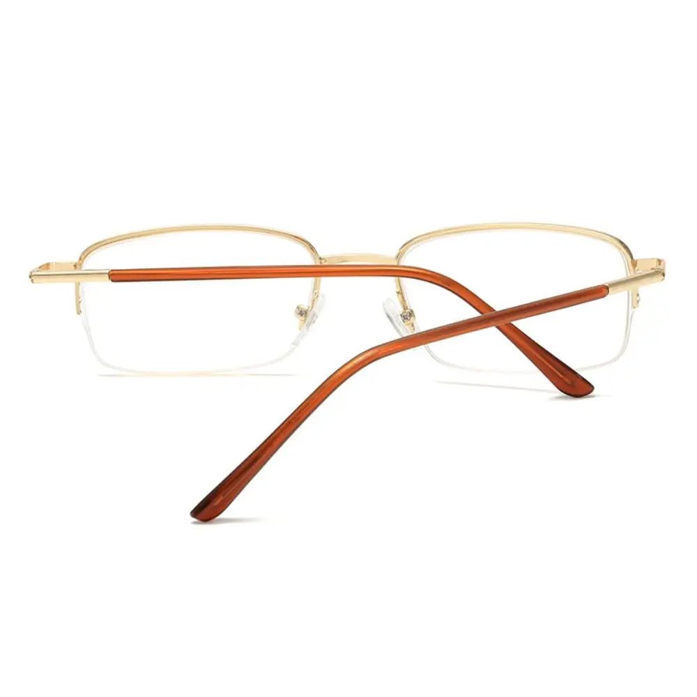 Ultralight Metal Square Reading Glasses Unisex +0.50–+4.00 Reading Glasses SWANS