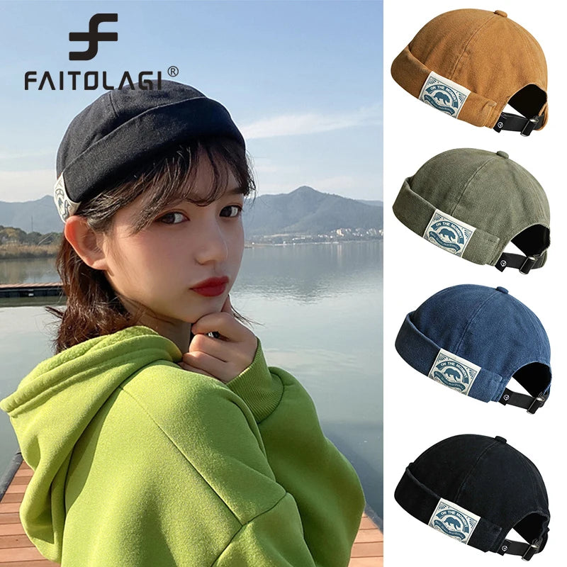 Solid Color Dome Beanie Brimless Skullcap – Unisex Hat Knit Beanie Cap SWANS