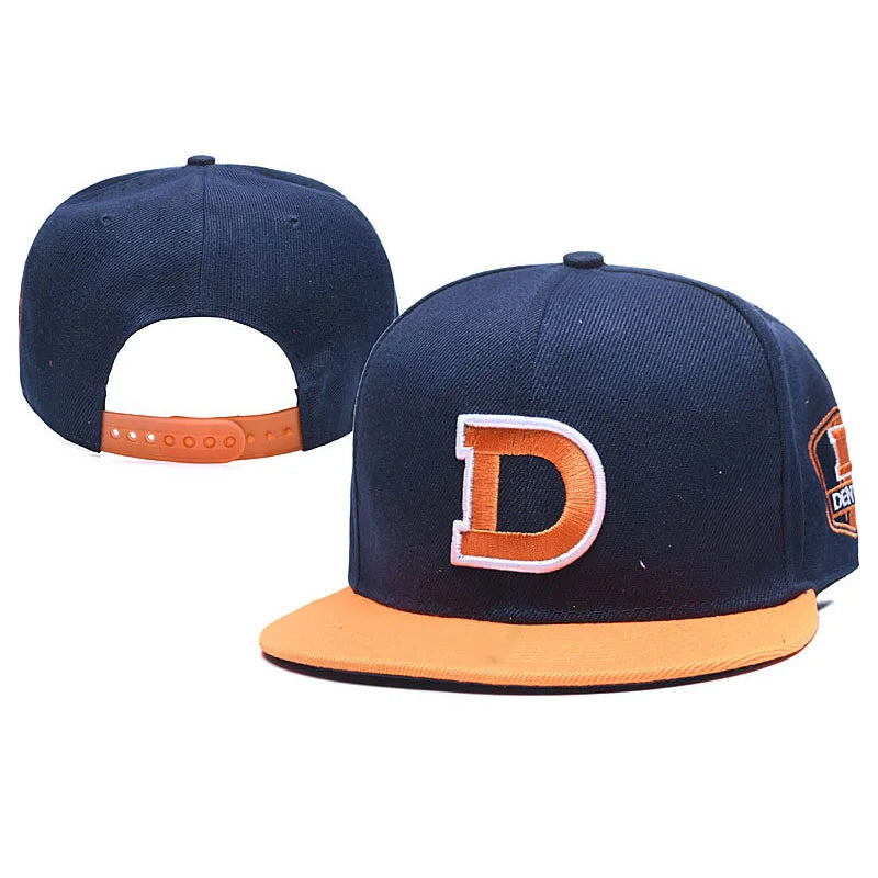 Dallas Letter D Snapback Cap – Unisex Hip Hop Baseball Hat Snapback Baseball Cap SWANS
