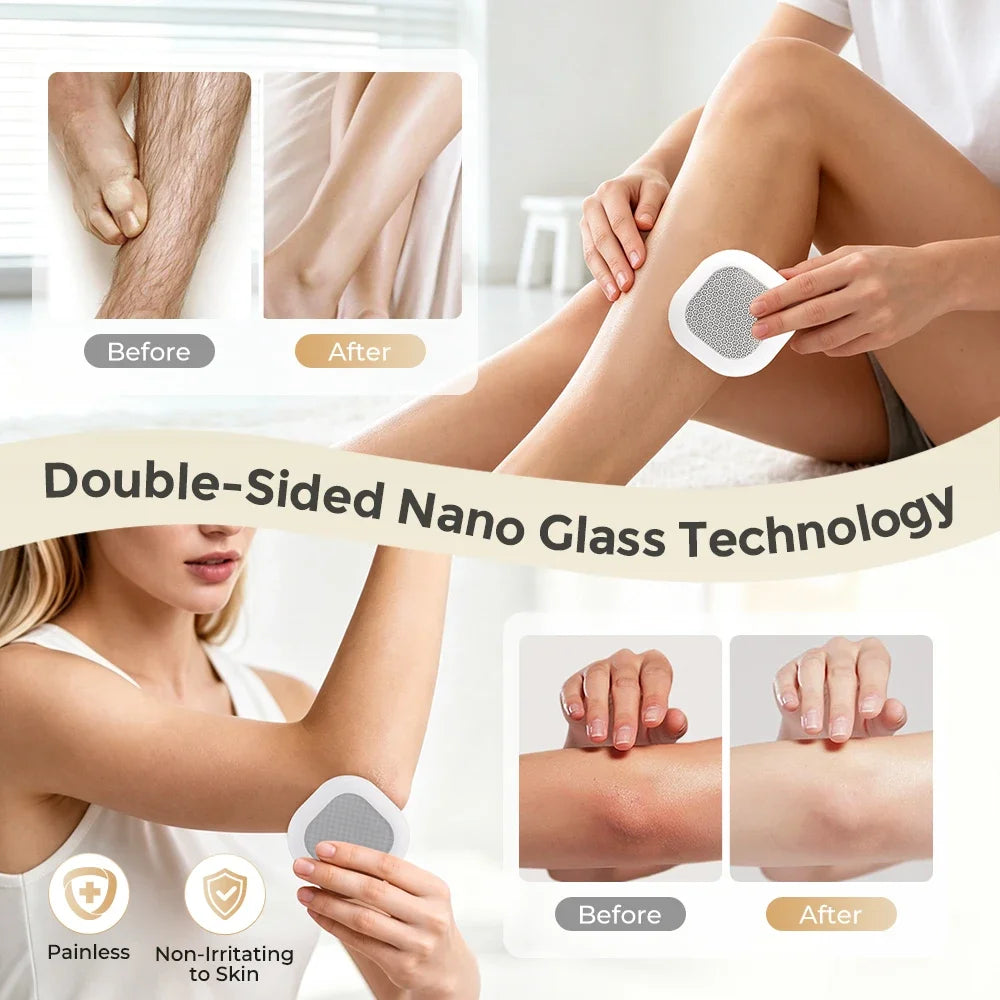 SWANS Double-Sided Nano Glass Hair Remover & Exfoliator Nano Hair Remover SWANS