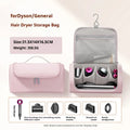 Portable Hair Dryer Bag – Travel Organizer for Dyson Airwrap Hair Tool Storage Bag SWANS only the pink bag