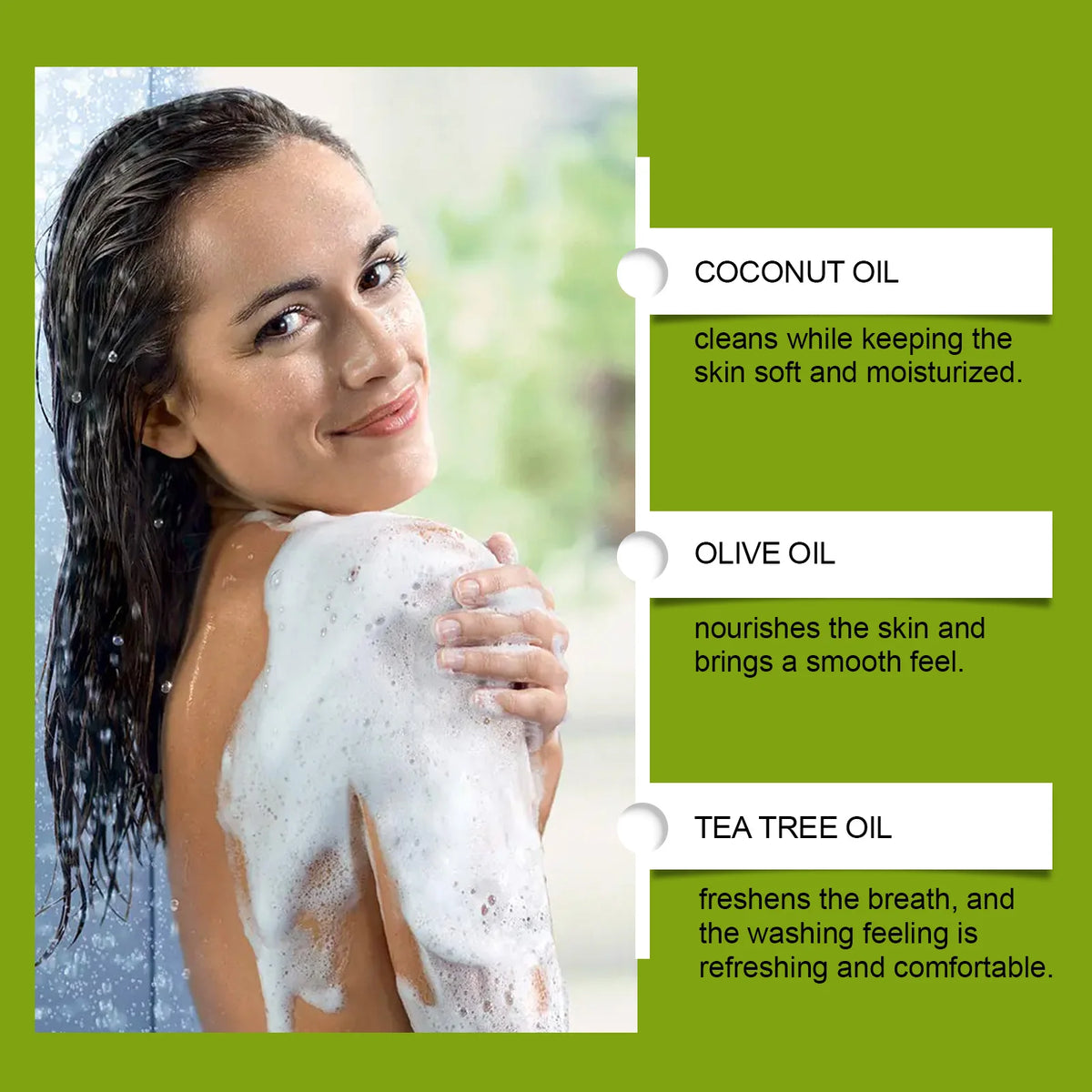 Tea Tree Oil Soap Bar – Deep Cleansing & Oil Control 100g Cleansing Soap Bar SWANS