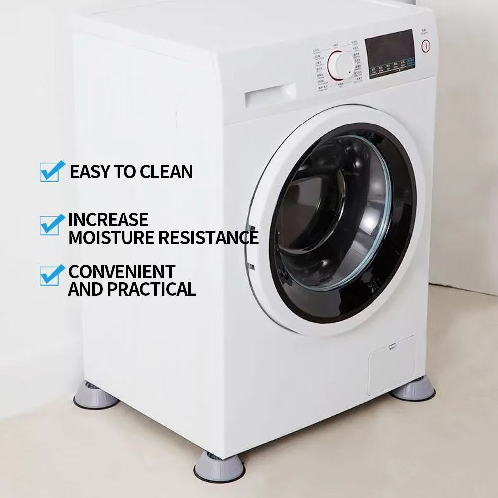 Washing Machine Silicone Anti-Vibration Foot Pads 1/4/8 Pack Appliance Foot Pads SWANS