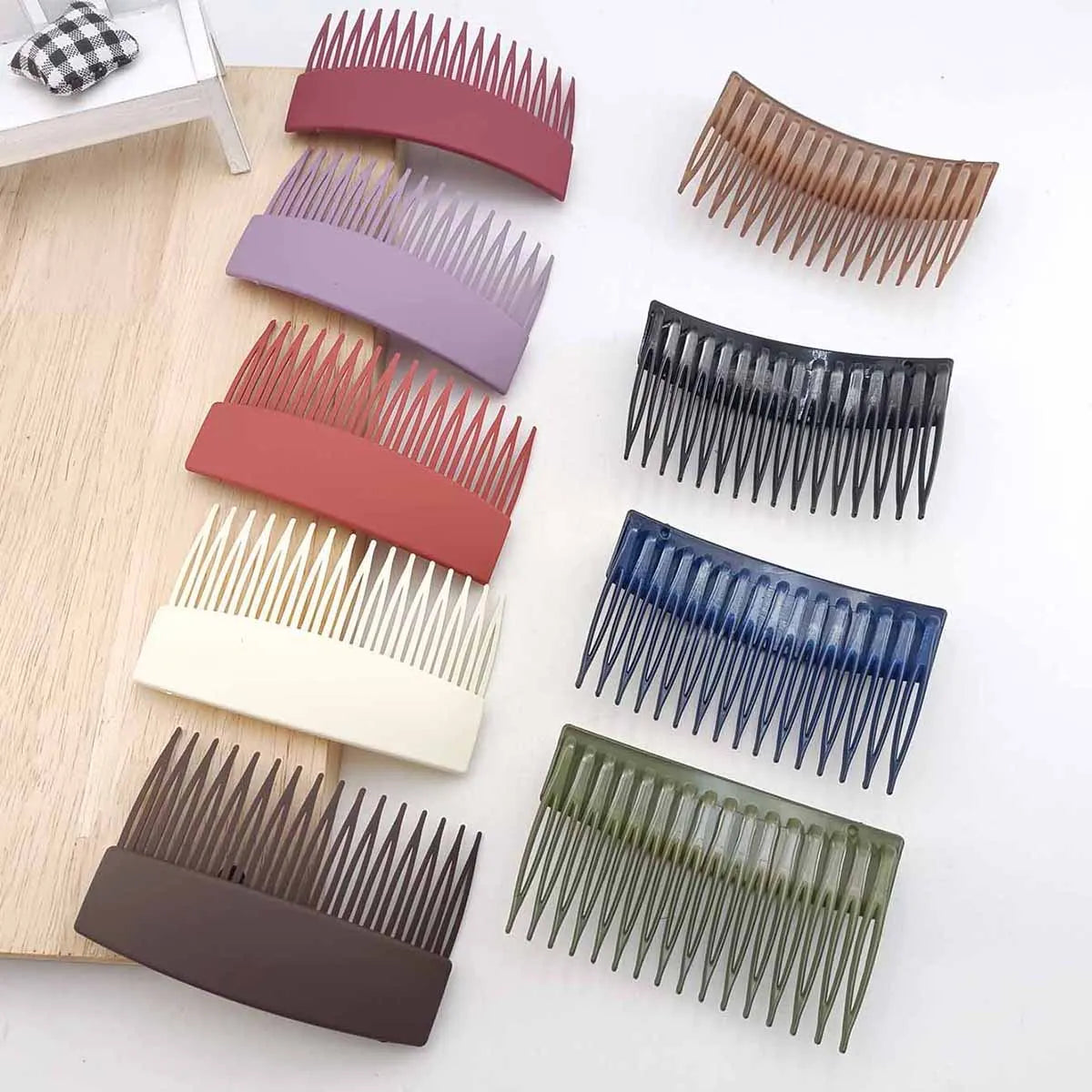 Women's Wide Hair Combs – Classic Back Head Comb Set 1/3/4/9 PCS Hair Comb Set SWANS