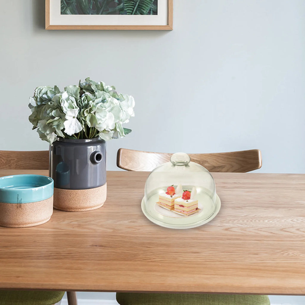 Ceramic Cake Stand with Dome Cover – Wedding Dessert Display Cake Stand SWANS
