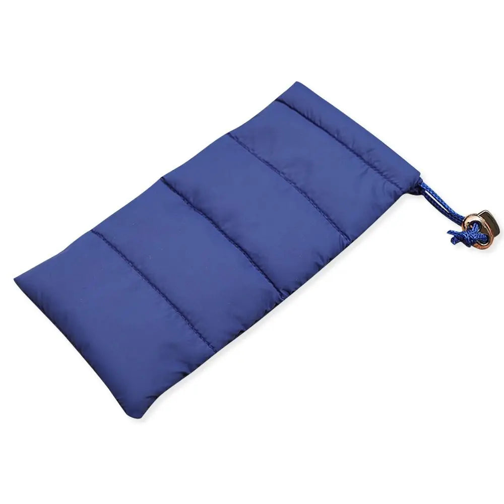 Soft Cotton Drawstring Glasses Case – Unisex Eyewear Pouch Eyewear Storage Case SWANS Blue
