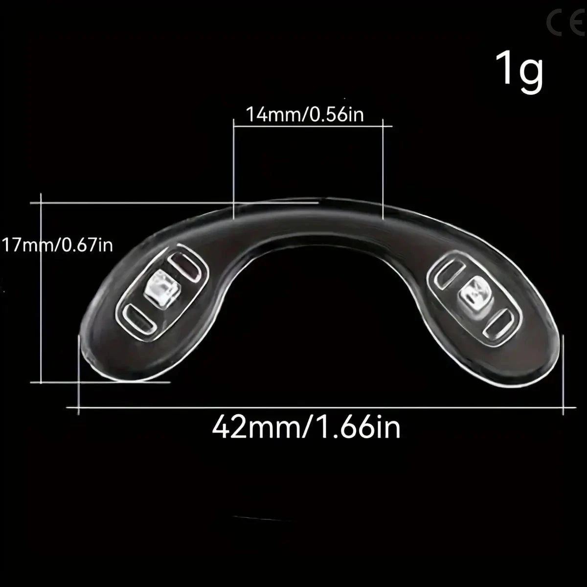 SWANS Silicone Eyeglass Nose Pads – Anti-Slip Comfort, 1/2/4pc Eyeglass Nose Pads SWANS