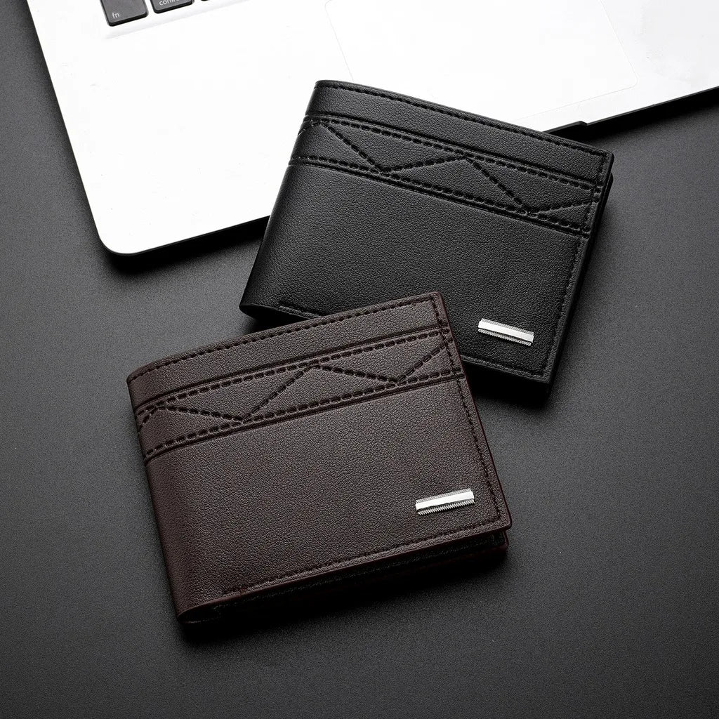RFID Blocking Men's Bifold Wallet – PU Leather & ID Window RFID Bifold Wallet SWANS