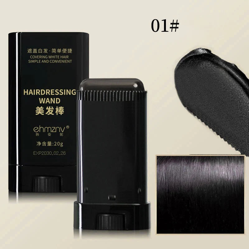 2-in-1 Temporary Hair Dye Stick with Comb – Gray Coverage Hair Dye Stick SWANS