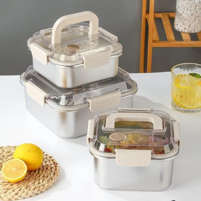 SWANS Stainless Steel Lunch Box – Large Seal Bento Container Stainless Steel Lunch Box SWANS
